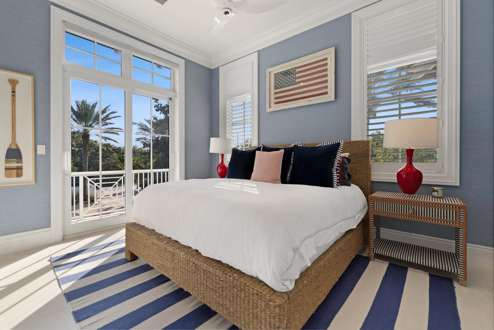 57223 Morton Street Marathon, FL 33050 - Photo 39 of 159 a bedroom with a bed and wooden floor