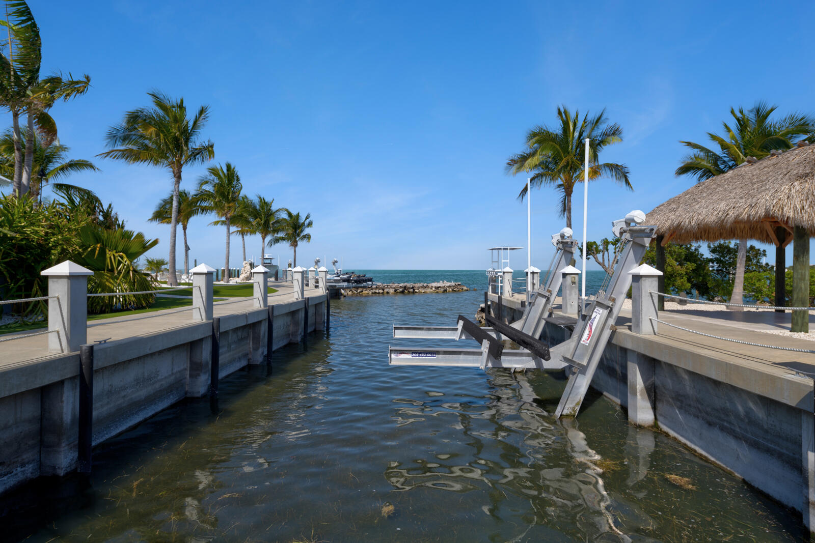 57223 Morton Street Marathon, FL 33050 - Photo 88 of 159 Protected dockage and interior 20k lift