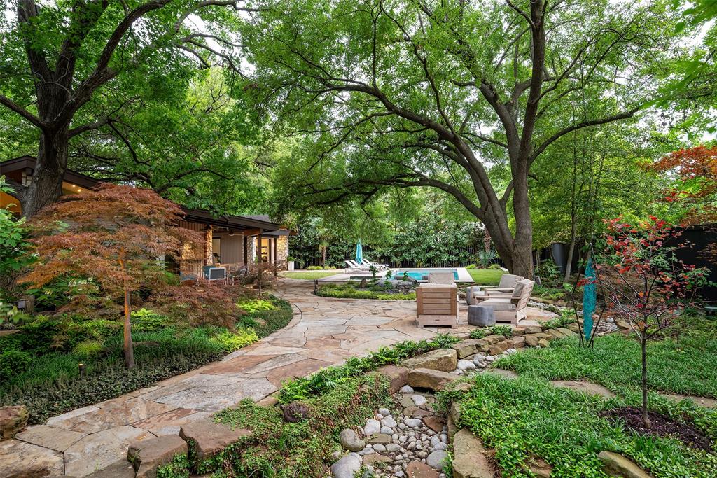 4651 Chapel Hill Road Dallas, TX 75214 - Photo 34 of 34 View from main house to pool area.
