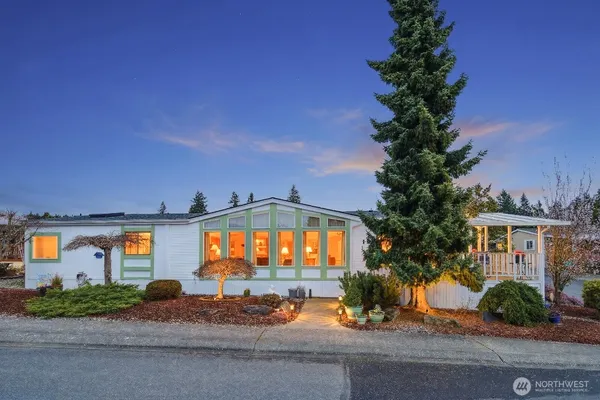 front view of house with a street