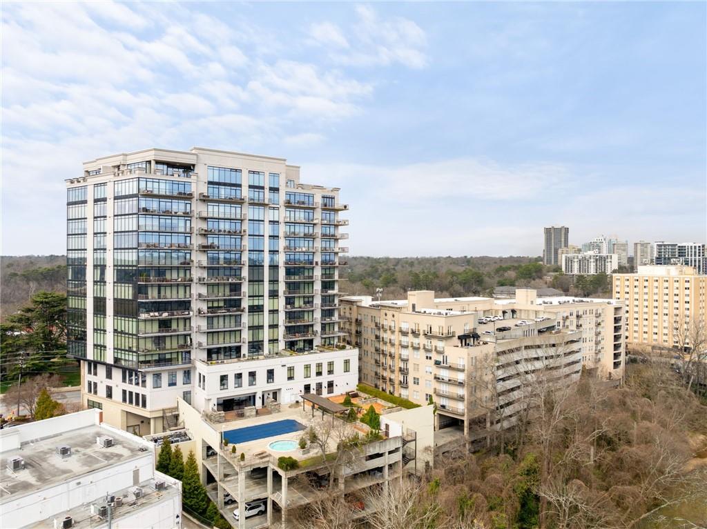 2255 Peachtree Road Northeast, Unit 326 Atlanta, GA 30309 - Photo 37 of 37 a view of a city with tall buildings