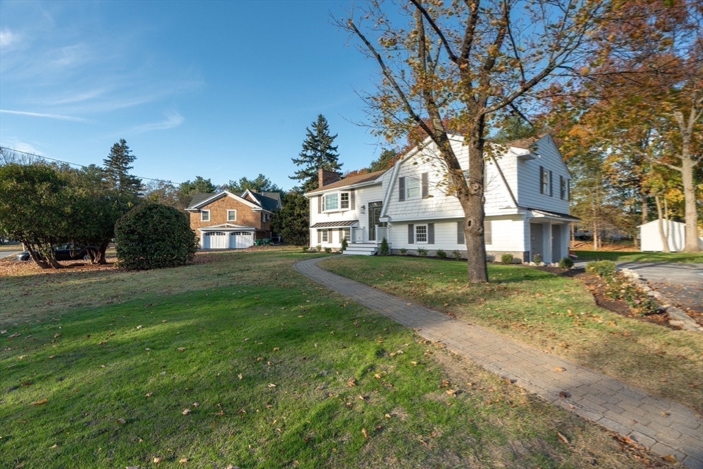 67 Cushing Road Westwood, MA 02090 - Photo 39 of 41 a view of house with a yard