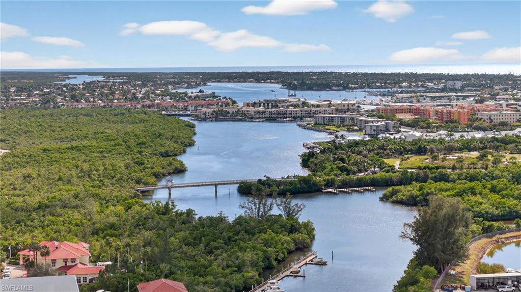 1675 Avion Place Naples, FL 34104 - Photo 8 of 16 an aerial view of a house with a yard and lake view