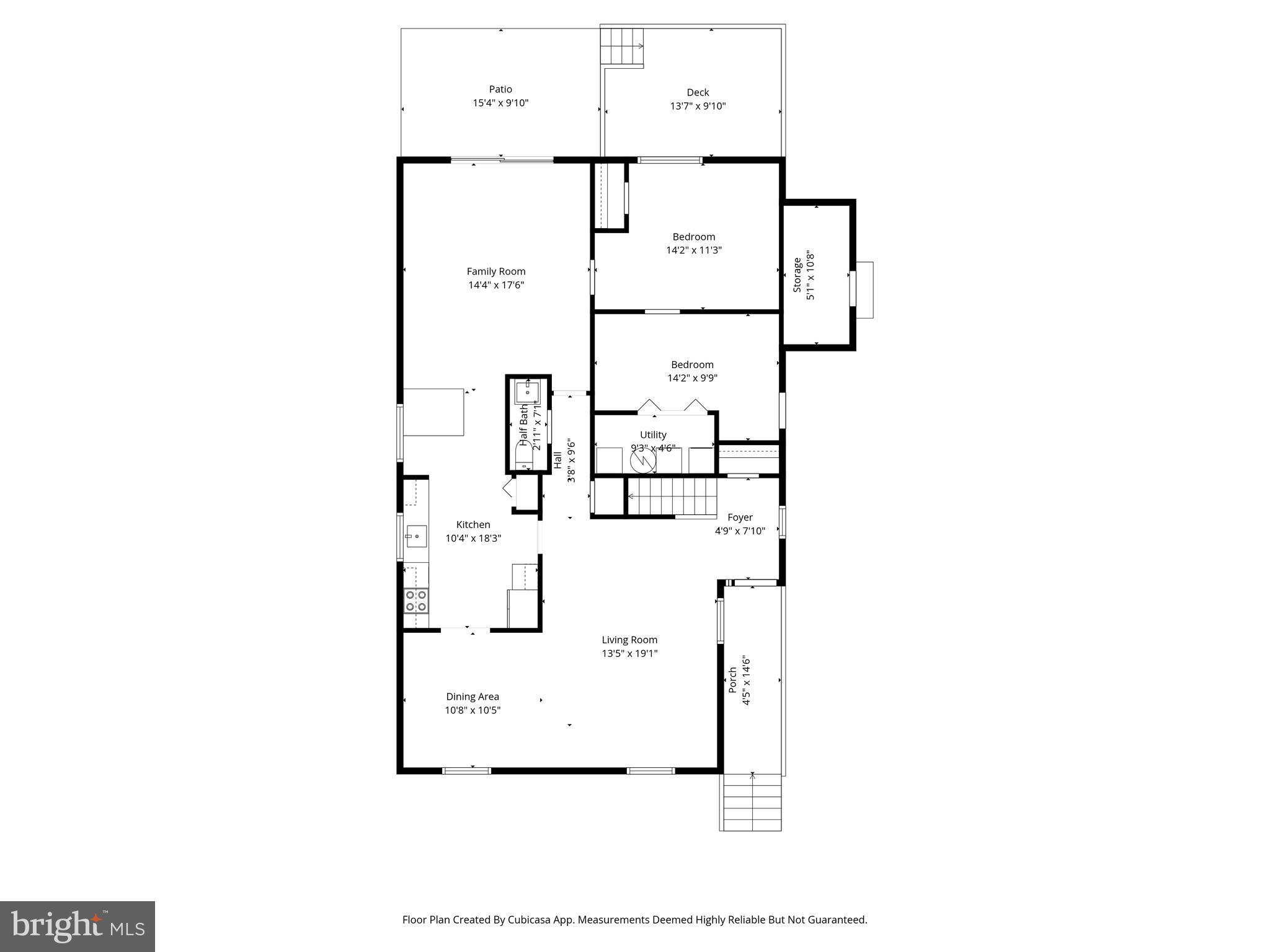 211 Keyes Court Sterling, VA 20164 - Photo 35 of 37 Main level floorplan