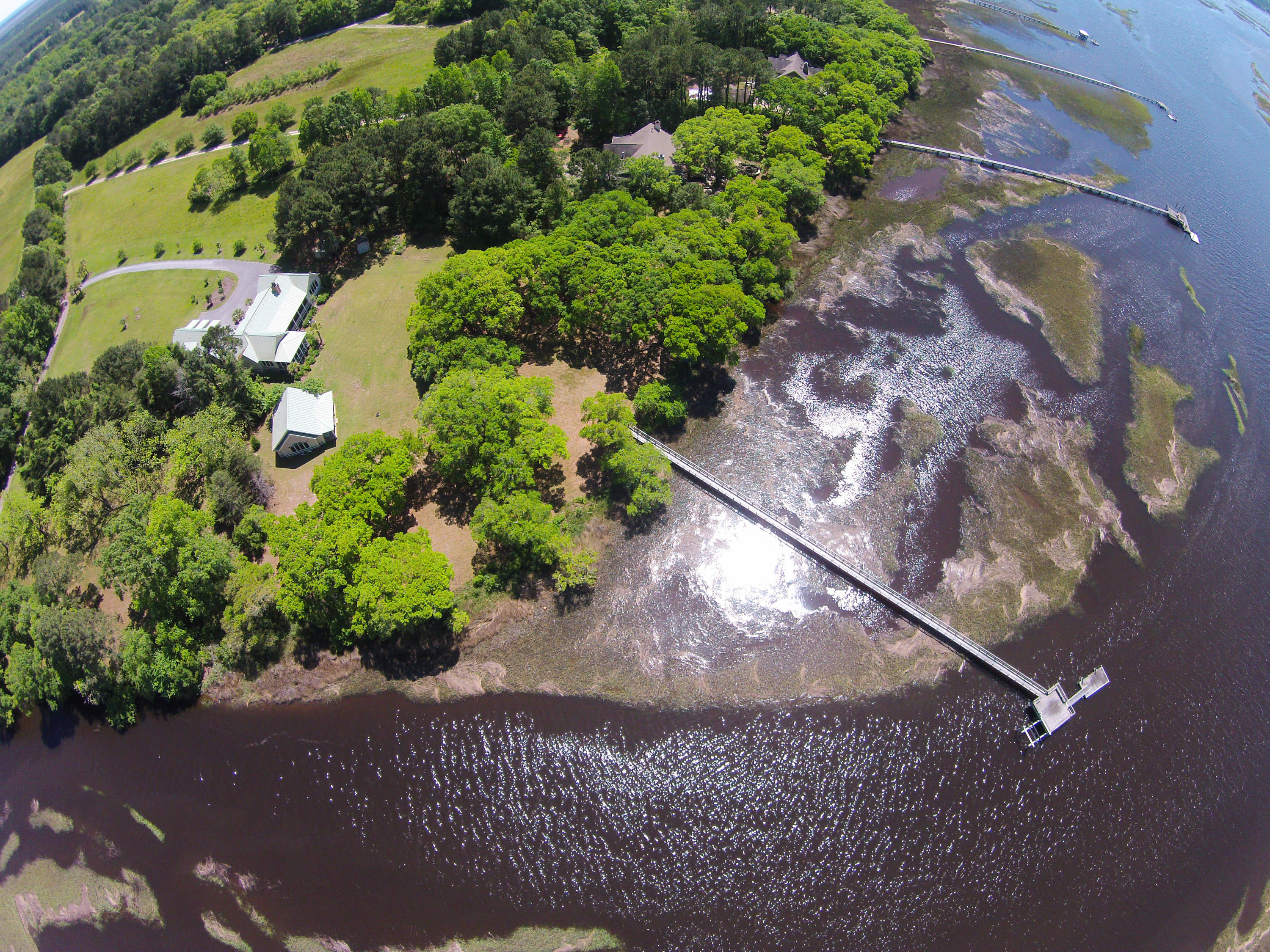 4420 Wando Farms Road Mount Pleasant, SC 29429 - Photo 8 of 34 aerial of the dock