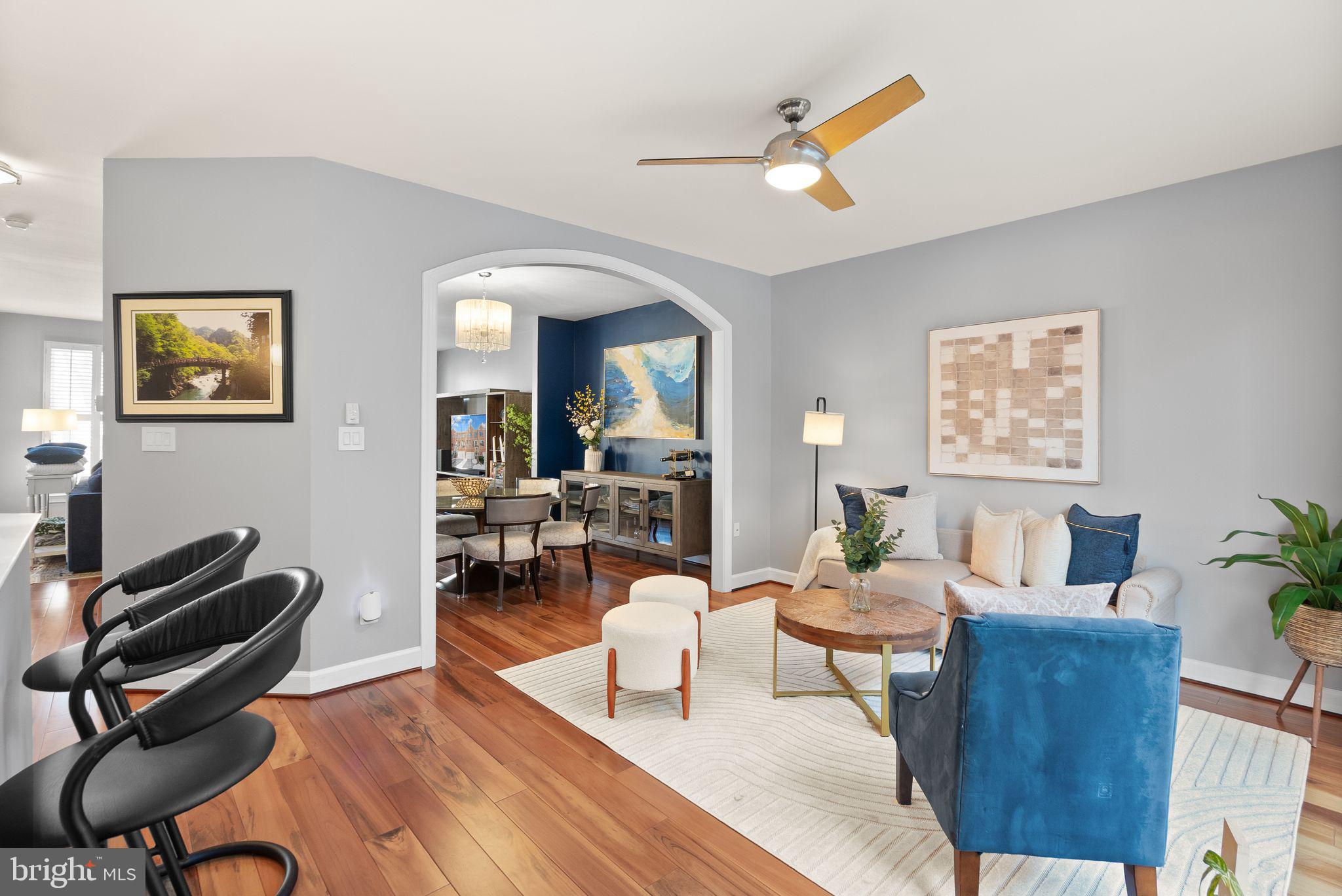 11477 Waterhaven Court Reston, VA 20190 - Photo 18 of 54 a living room with furniture and wooden floor