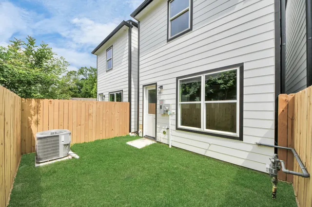 a view of outdoor space with yard and furniture