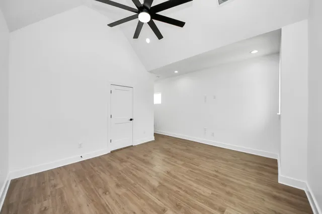 wooden floor in an empty room