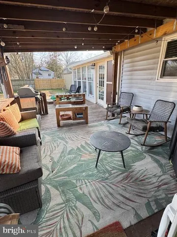 a outdoor space with patio lots of furniture