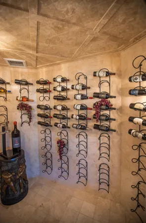 a close view of water heater room