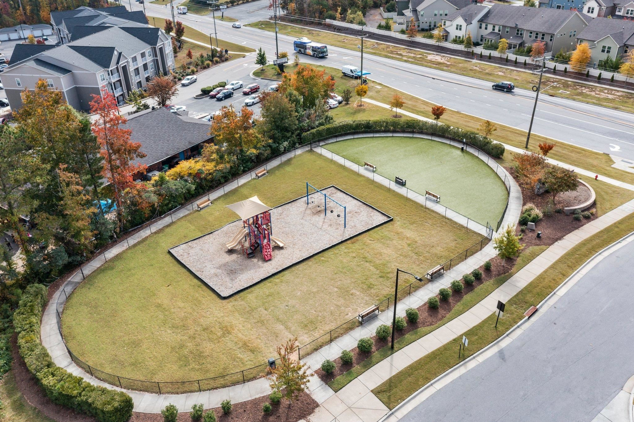 1022 Saffron Loop Durham, NC 27713 - Photo 21 of 22 an aerial view of a swimming pool