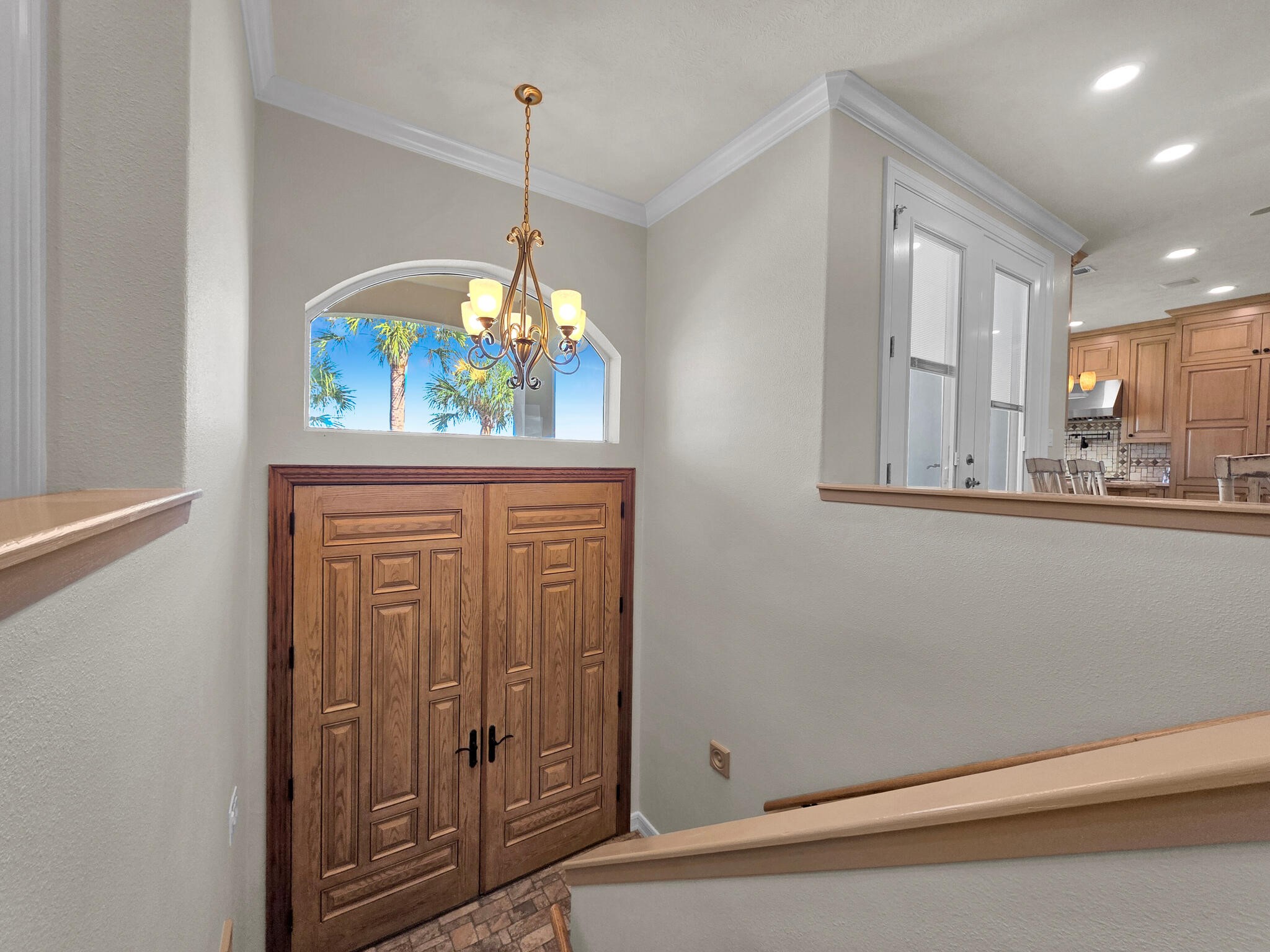 425 Island Way Port Arthur, TX 77640 - Photo 34 of 49 a view of a hallway with a chandelier