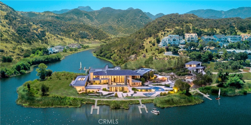 500 Lower Lake Road Westlake Village, CA 91361 - Photo 1 of 15 an aerial view of a house with a yard