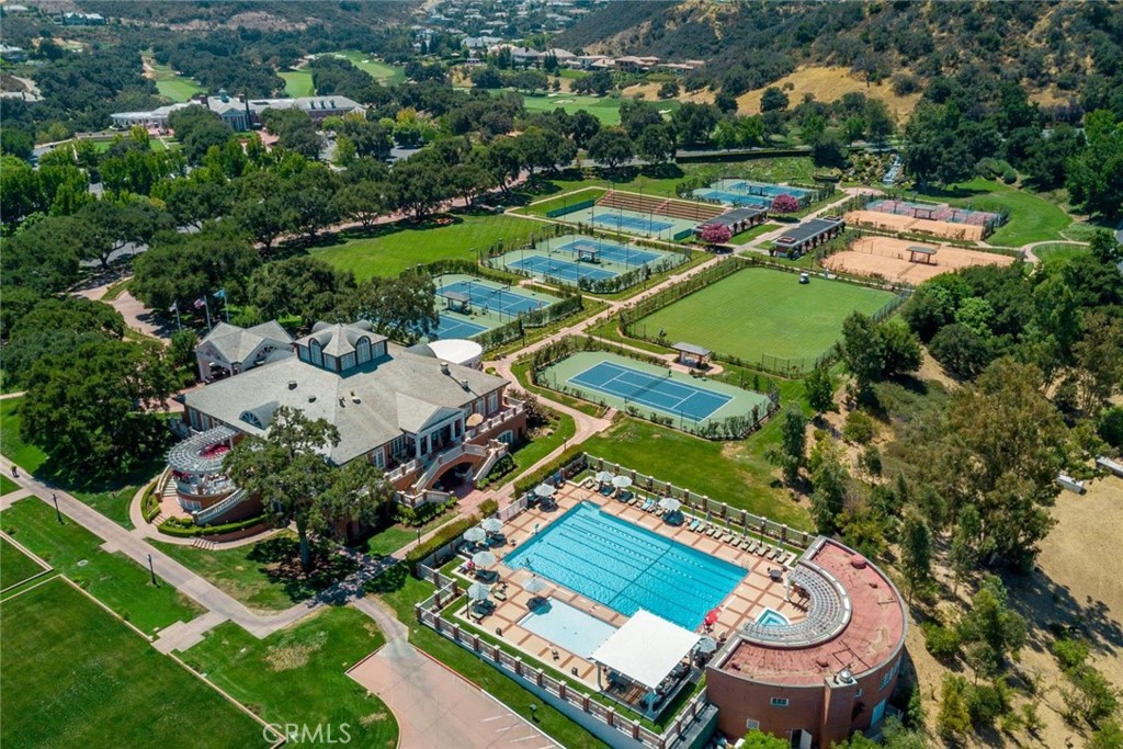 500 Lower Lake Road Westlake Village, CA 91361 - Photo 9 of 15 an aerial view of a house with a garden