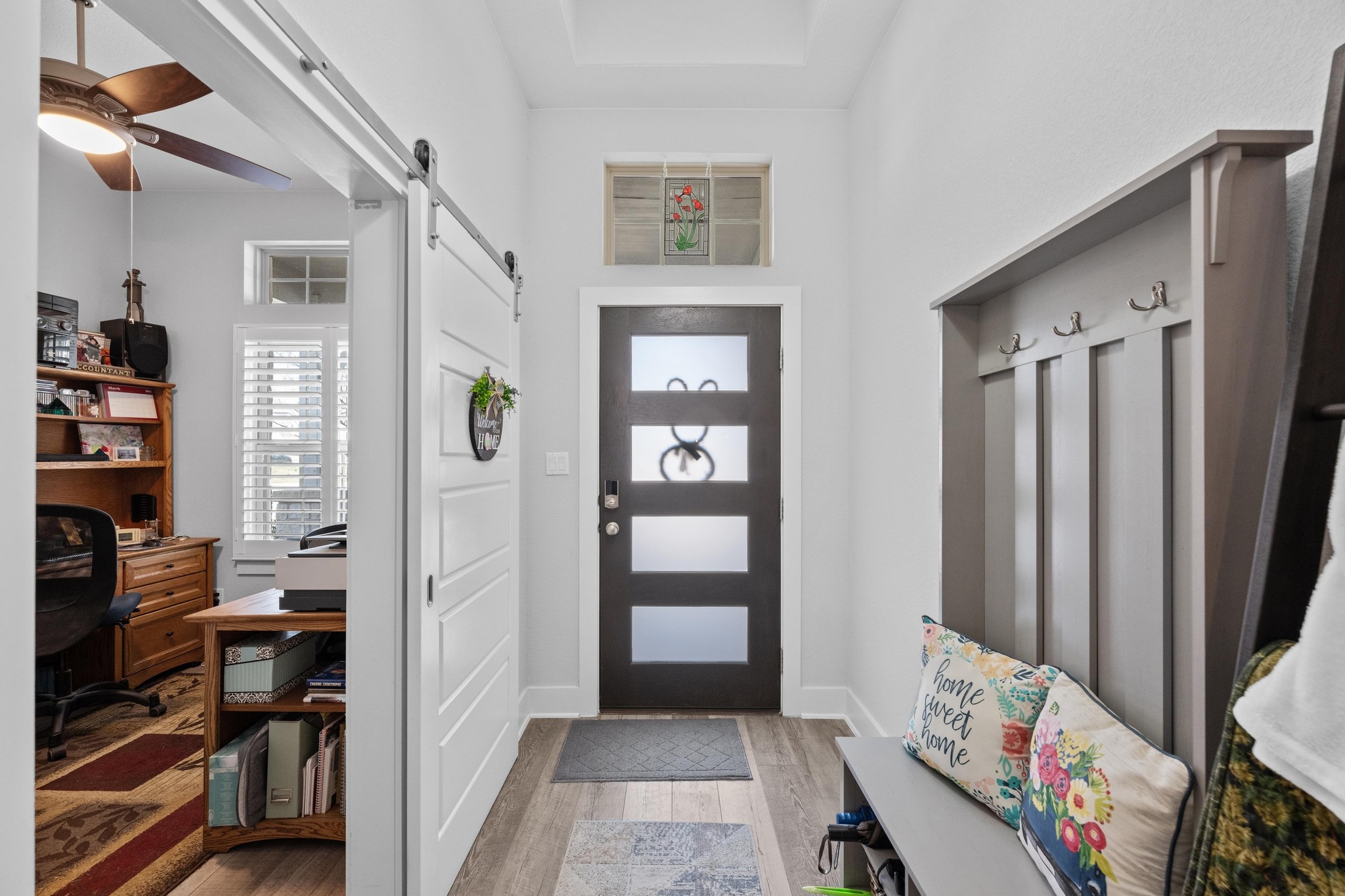 217 Palio Place Georgetown, TX 78628 - Photo 18 of 40 a view of a bedroom with furniture and closet