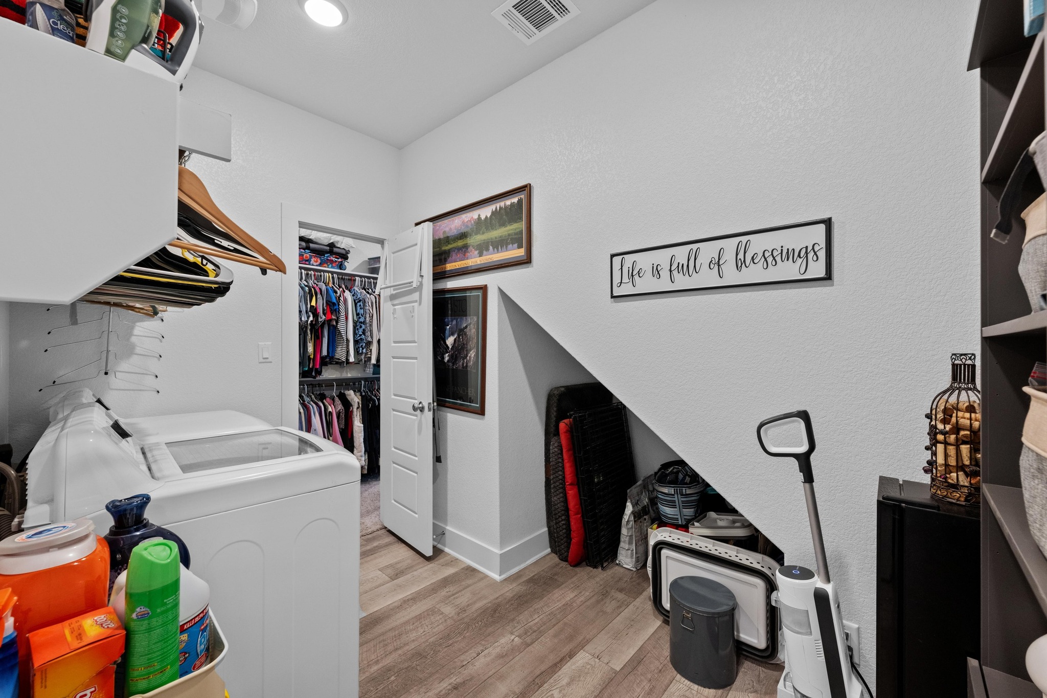 217 Palio Place Georgetown, TX 78628 - Photo 29 of 40 a view of storage and utility room