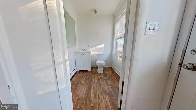 wooden floor in a gallery