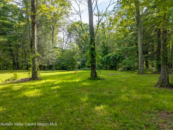 a view of swimming pool with a garden