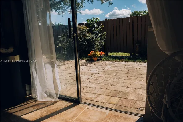 a view of a entryway door of the house