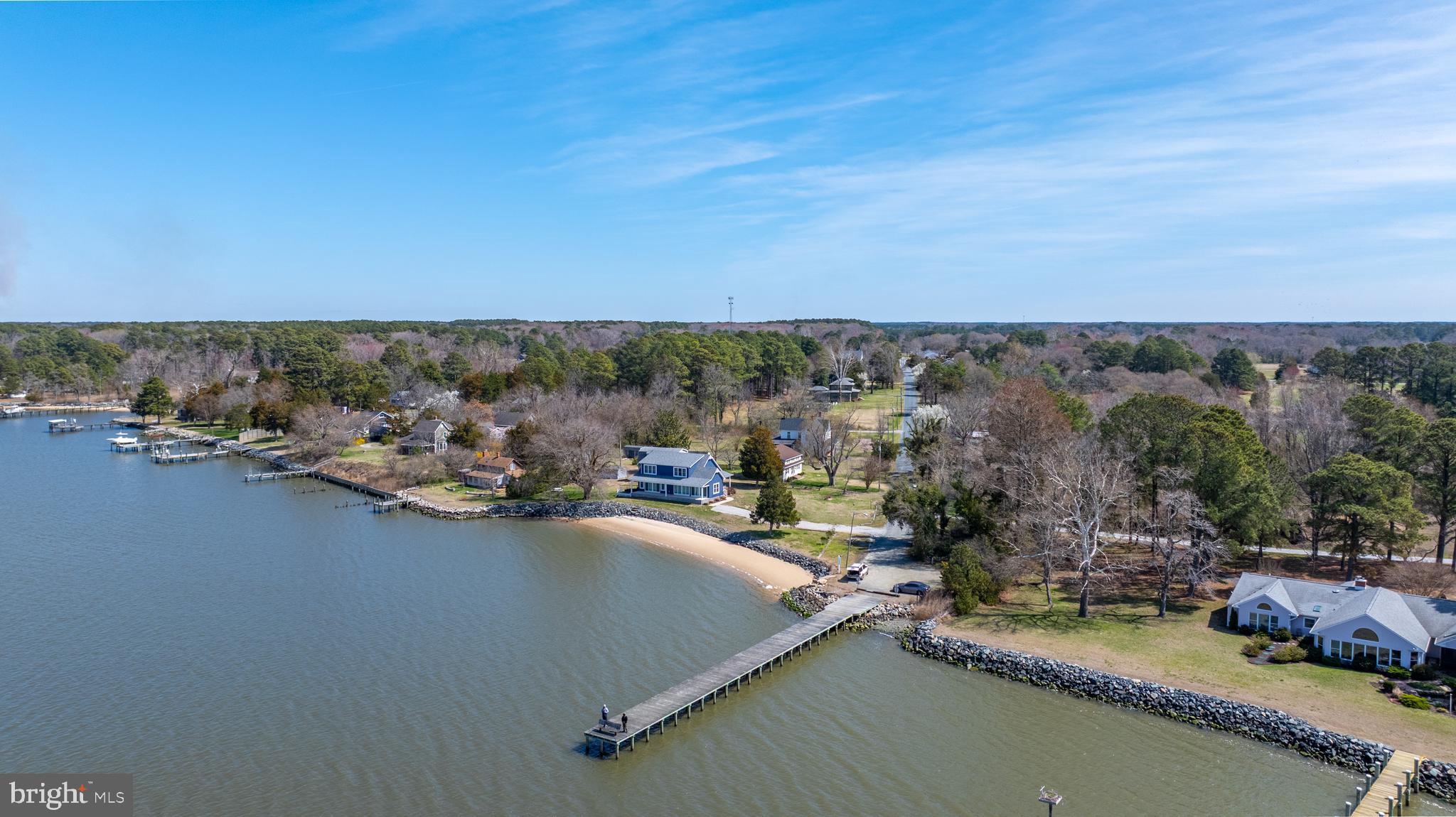 20826 Bivalve Wharf Road Bivalve, MD 21865 - Photo 3 of 52 an aerial view of residential house with outdoor space