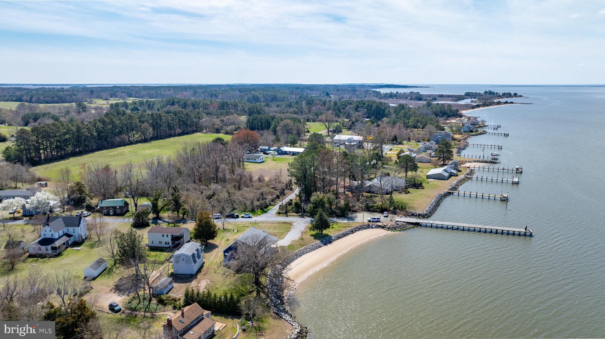20826 Bivalve Wharf Road Bivalve, MD 21865 - Photo 6 of 52 an aerial view of a house with a garden