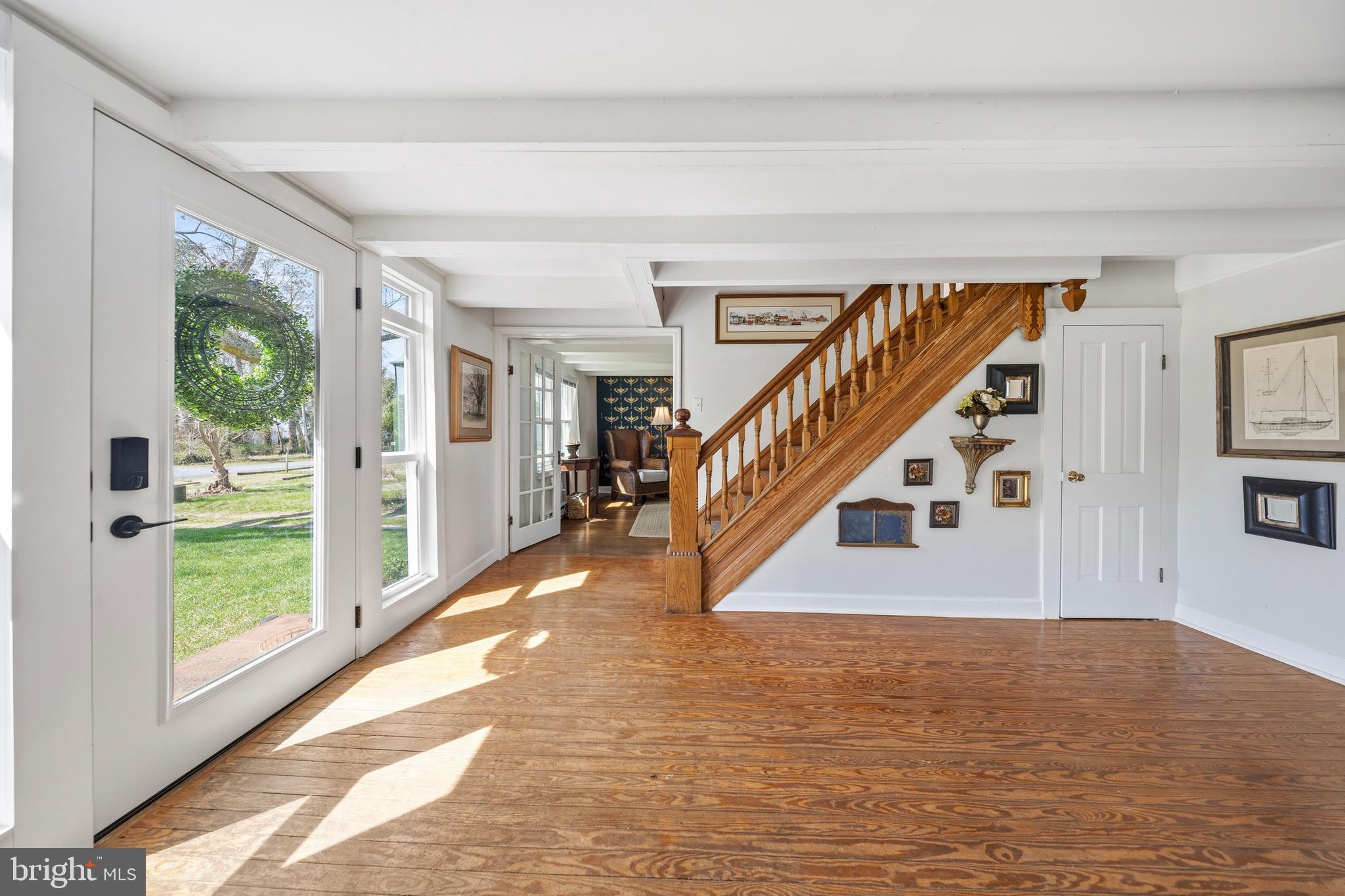 20826 Bivalve Wharf Road Bivalve, MD 21865 - Photo 10 of 52 a view of entryway and hall with wooden floor