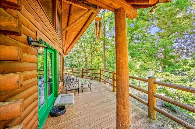 a house view with a seating space and garden view