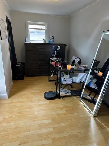 a room with furniture