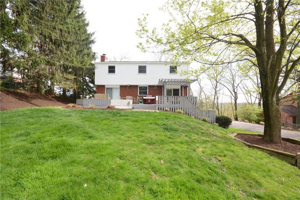 515 Guyasuta Road Aspinwall, PA 15215 - Photo 23 of 25 View of rear of home with great yard.