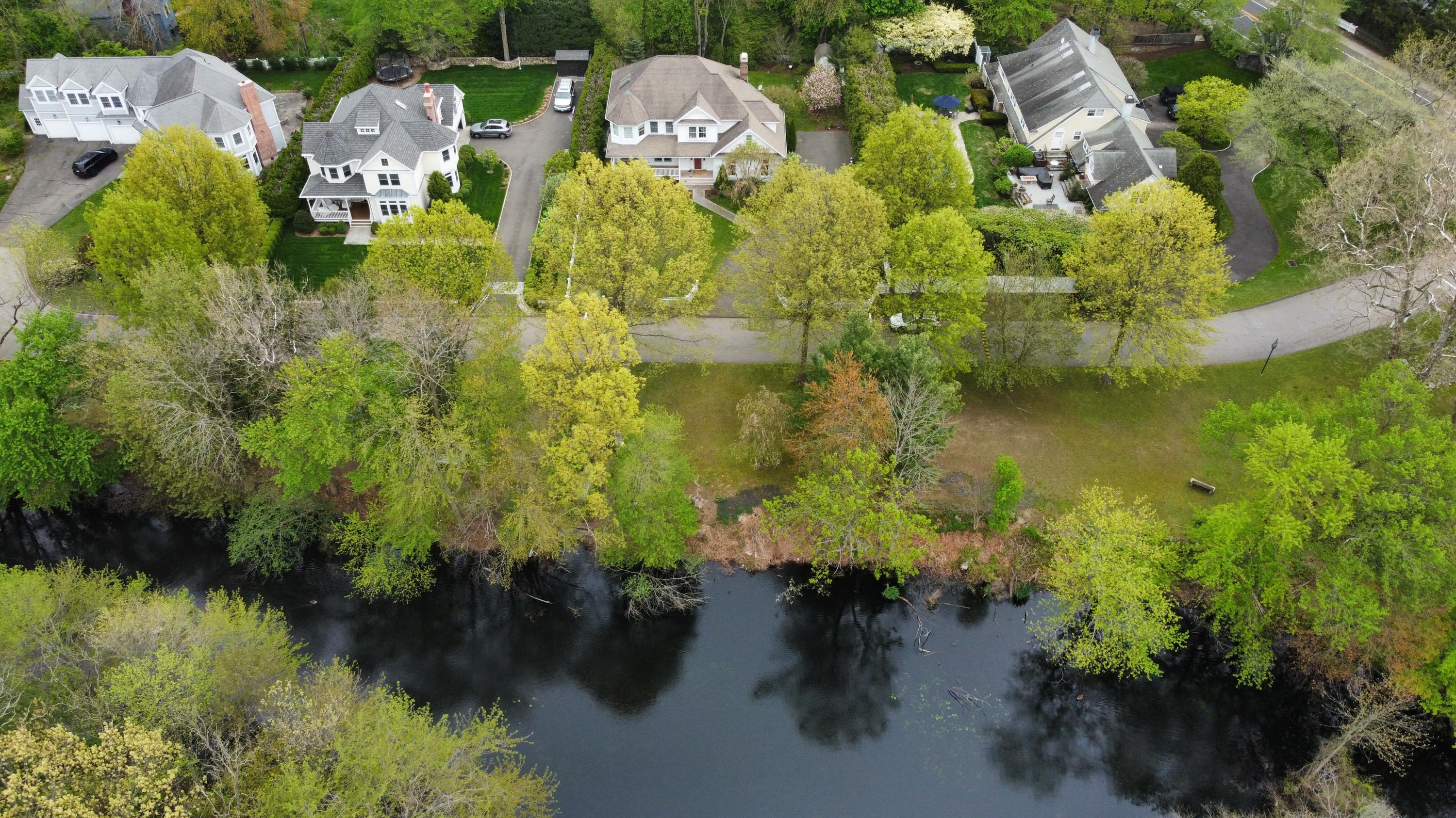 3 Fresh Meadows Lane Darien, CT 06820 - Photo 2 of 39 an aerial view of residential house with outdoor space and swimming pool