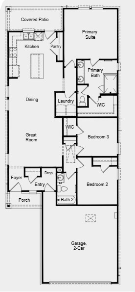 26811 Celestial Cypress Road Hockley, TX 77447 - Photo 7 of 7 Floorplan