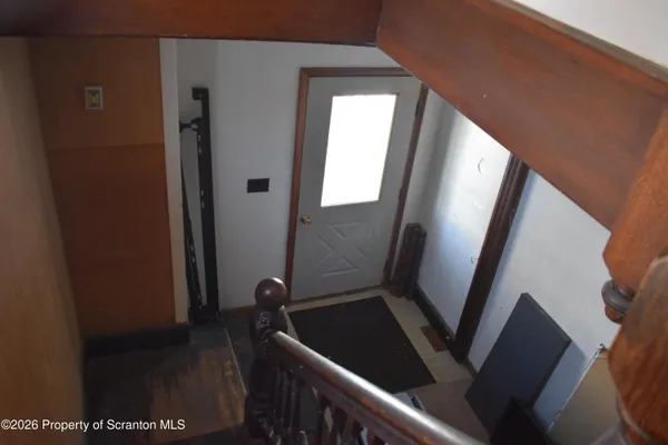 a view of front door