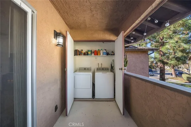 a view of storage and utility room