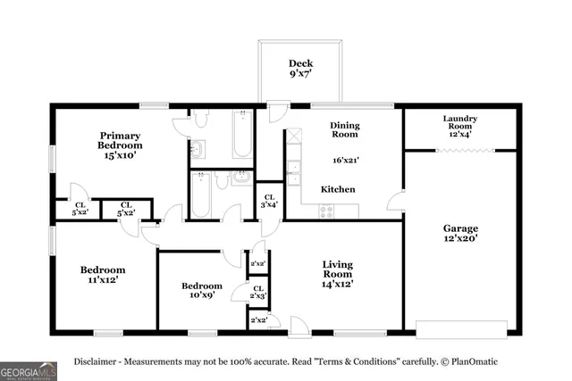 $1,470 | 8125 Attleboro Drive, Jonesboro, GA 30238