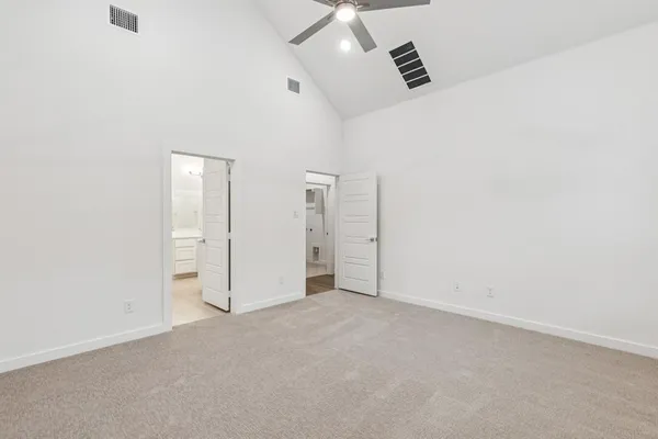 an empty room with an empty space