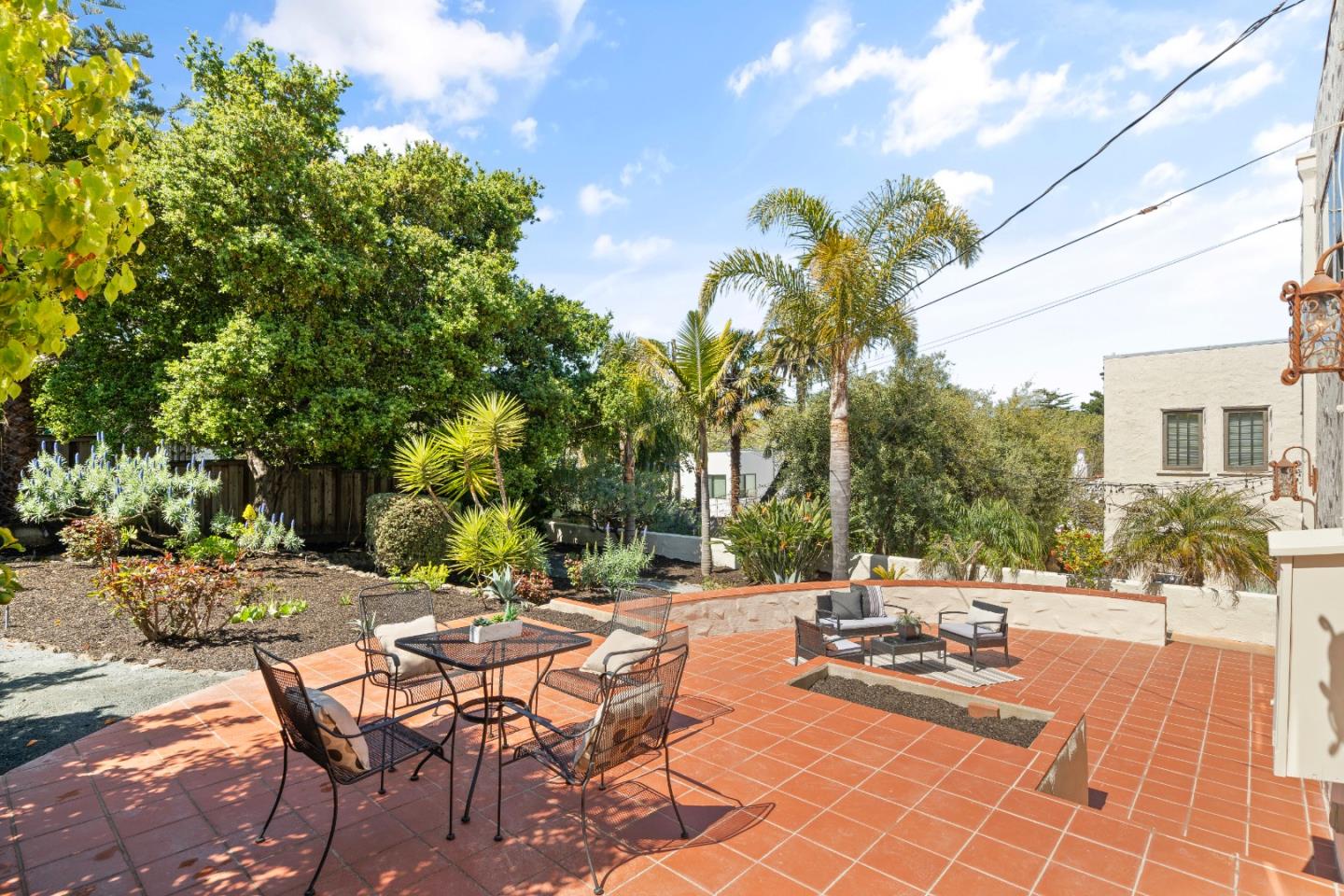 331 Elder Avenue Millbrae, CA 94030 - Photo 33 of 53 a view of a patio with table and chairs and potted plants