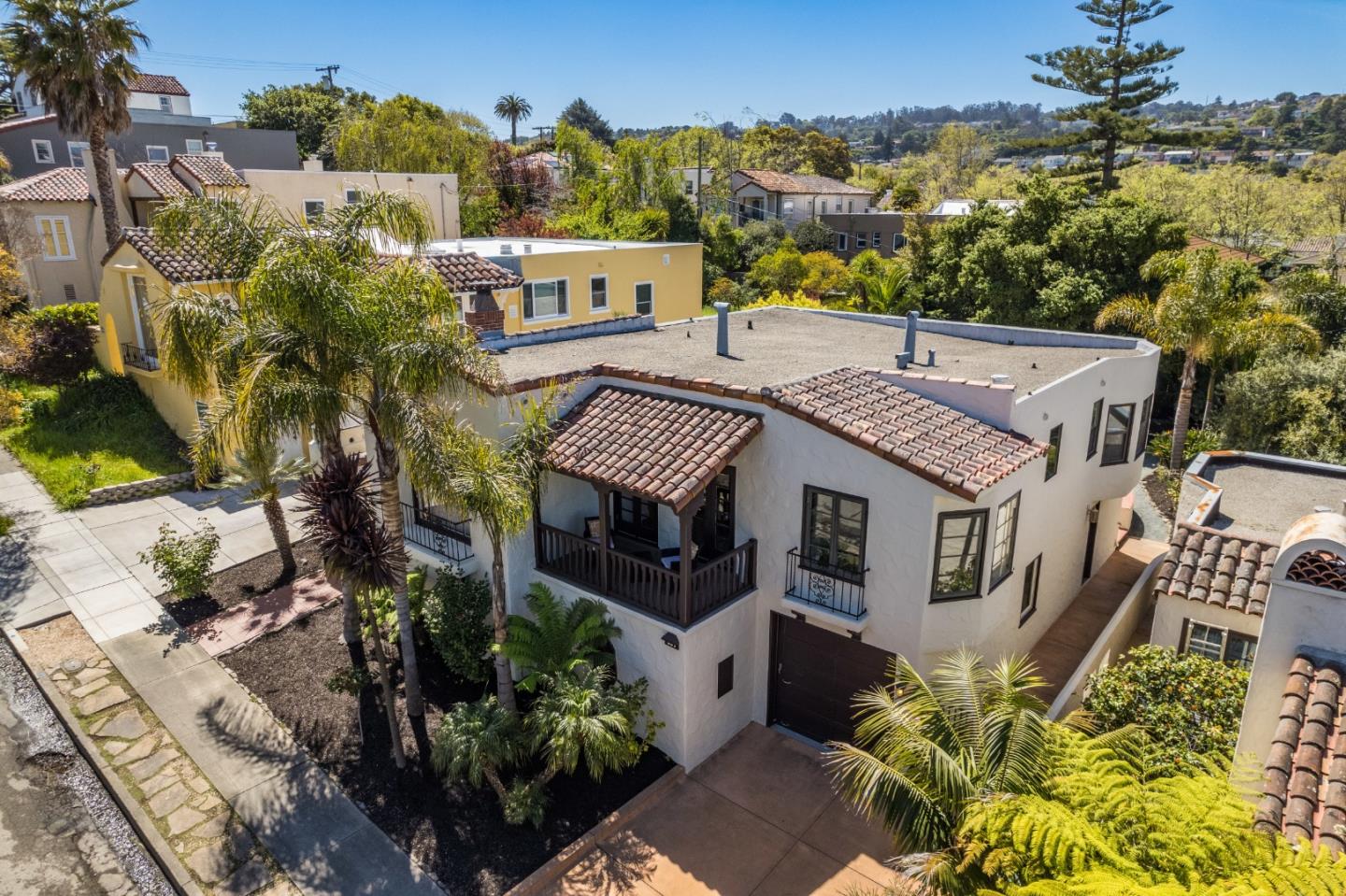 331 Elder Avenue Millbrae, CA 94030 - Photo 50 of 53 an aerial view of a house with a garden