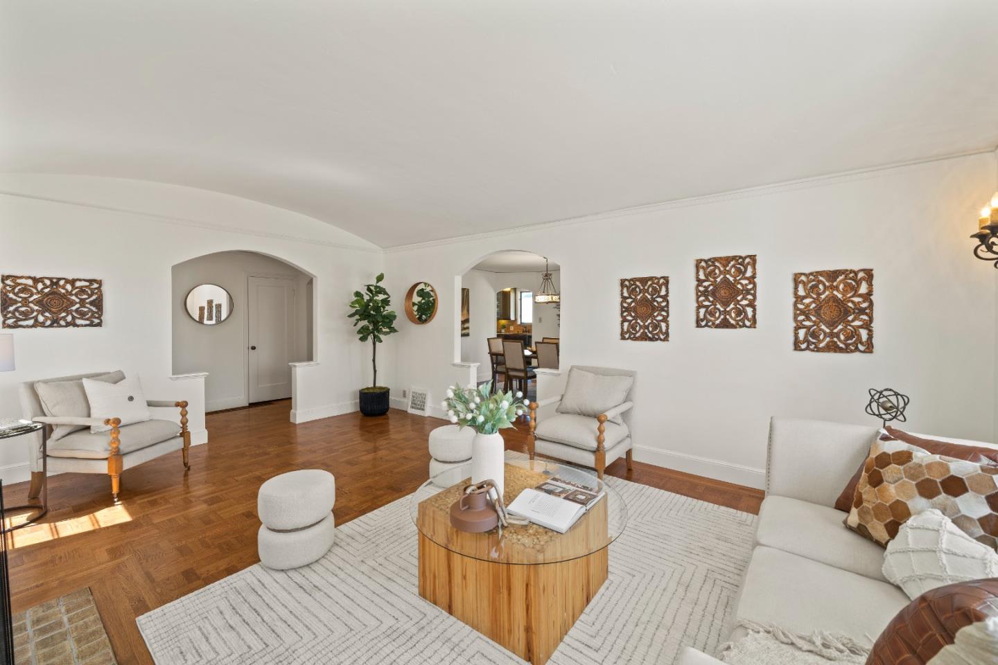 331 Elder Avenue Millbrae, CA 94030 - Photo 5 of 53 a living room with furniture and wooden floor
