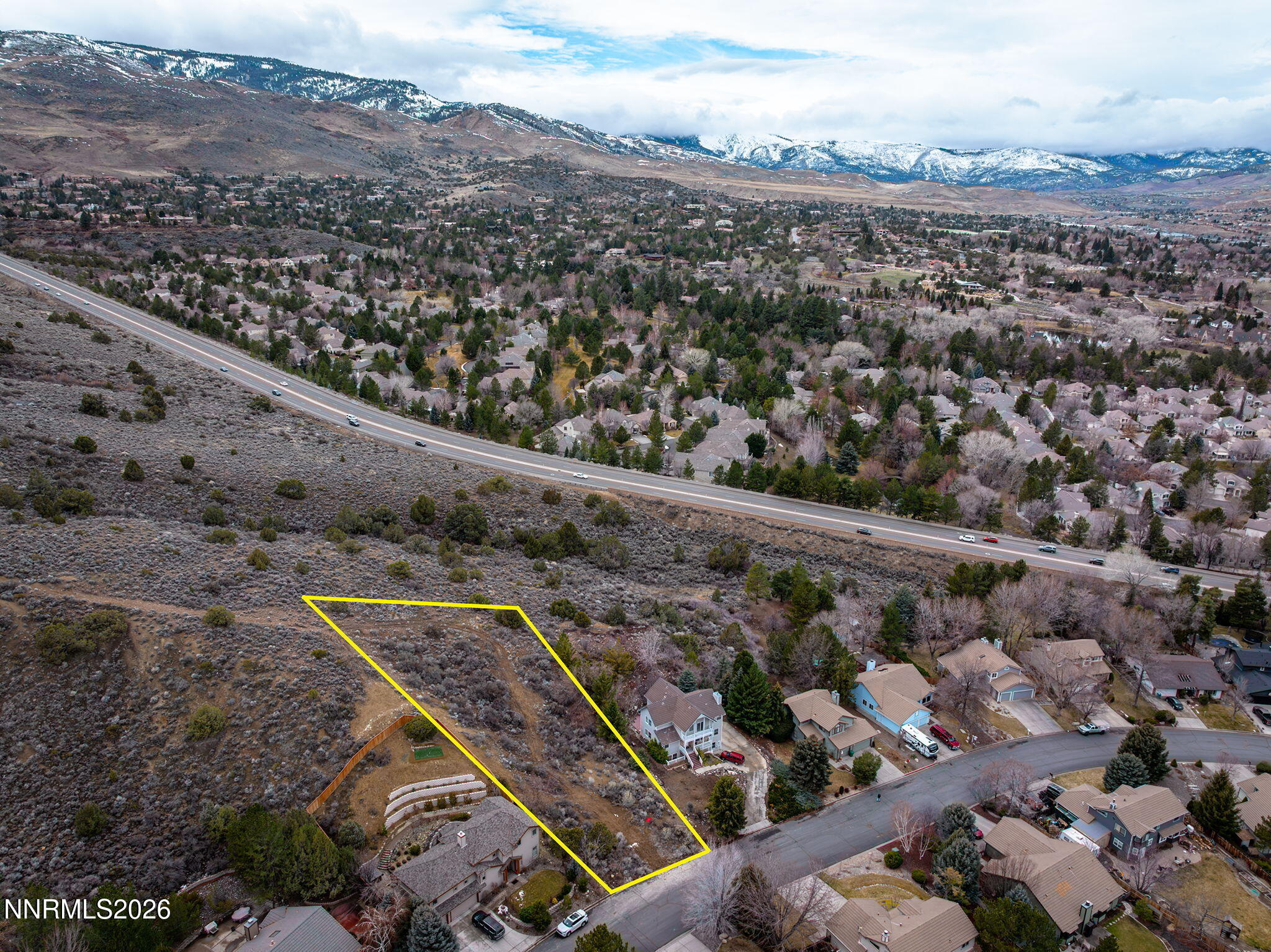 3300 Thornhill Drive Reno, NV 89509 - Photo 4 of 8 an aerial view of a residential houses