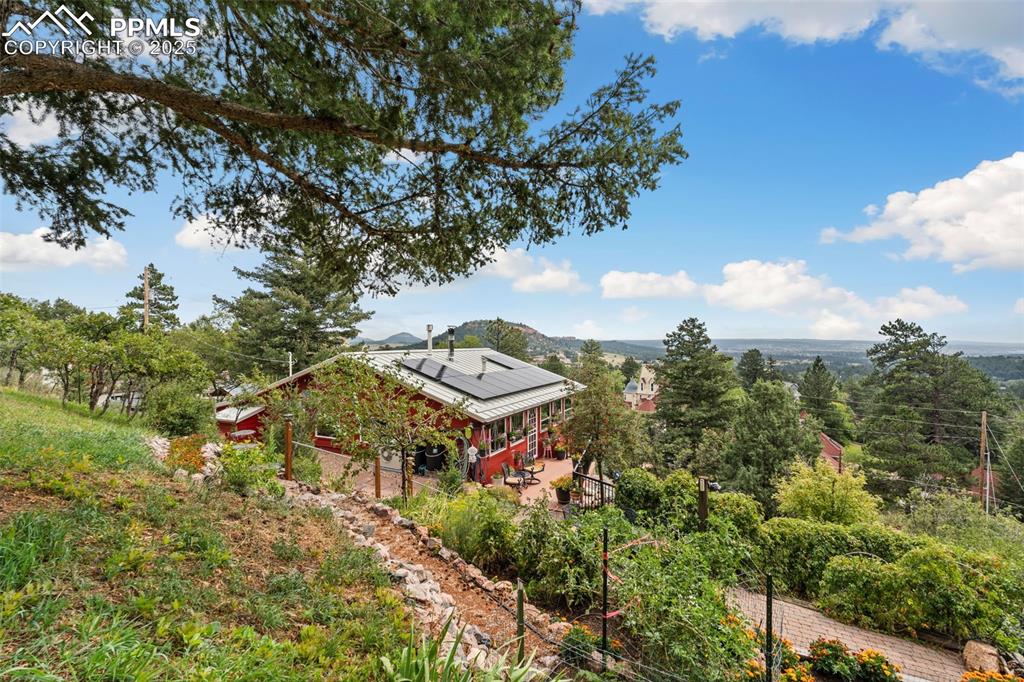 64 Highland Road Palmer Lake, CO 80133 - Photo 42 of 45 5 Garden Areas next to the Stone Paver Patio!