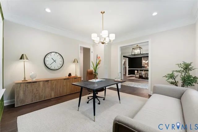 a room with furniture and a window