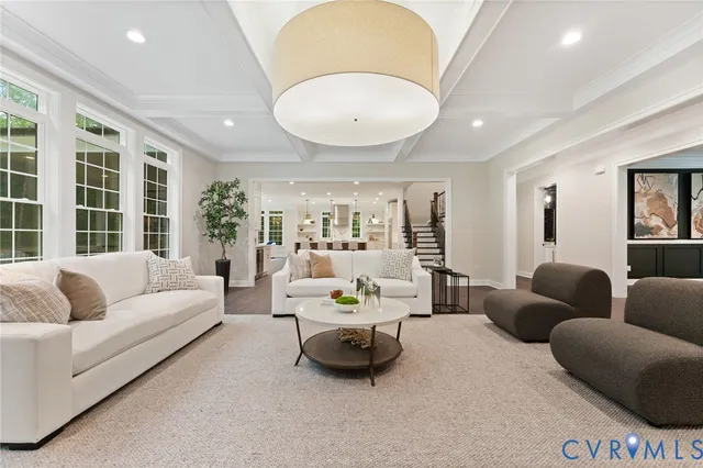 a spacious bathroom with a bathtub and shower