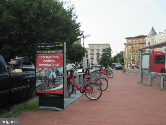 3110 18th Street Northwest Washington, DC 20010 - Photo 22 of 25 a couple of bicycles parked next to a road