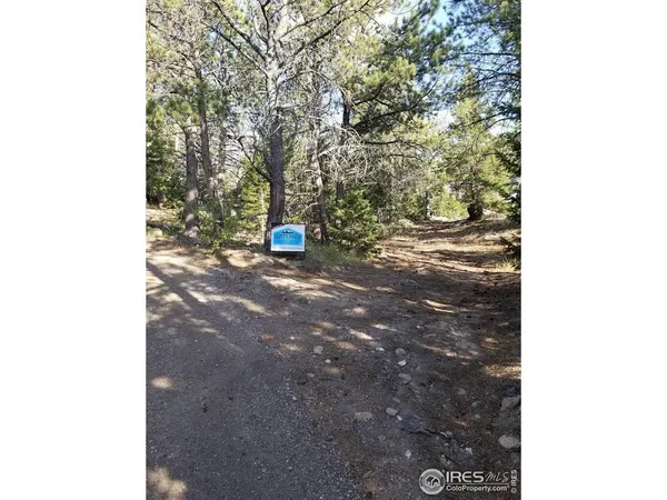 a view of a outdoor space with trees in the background