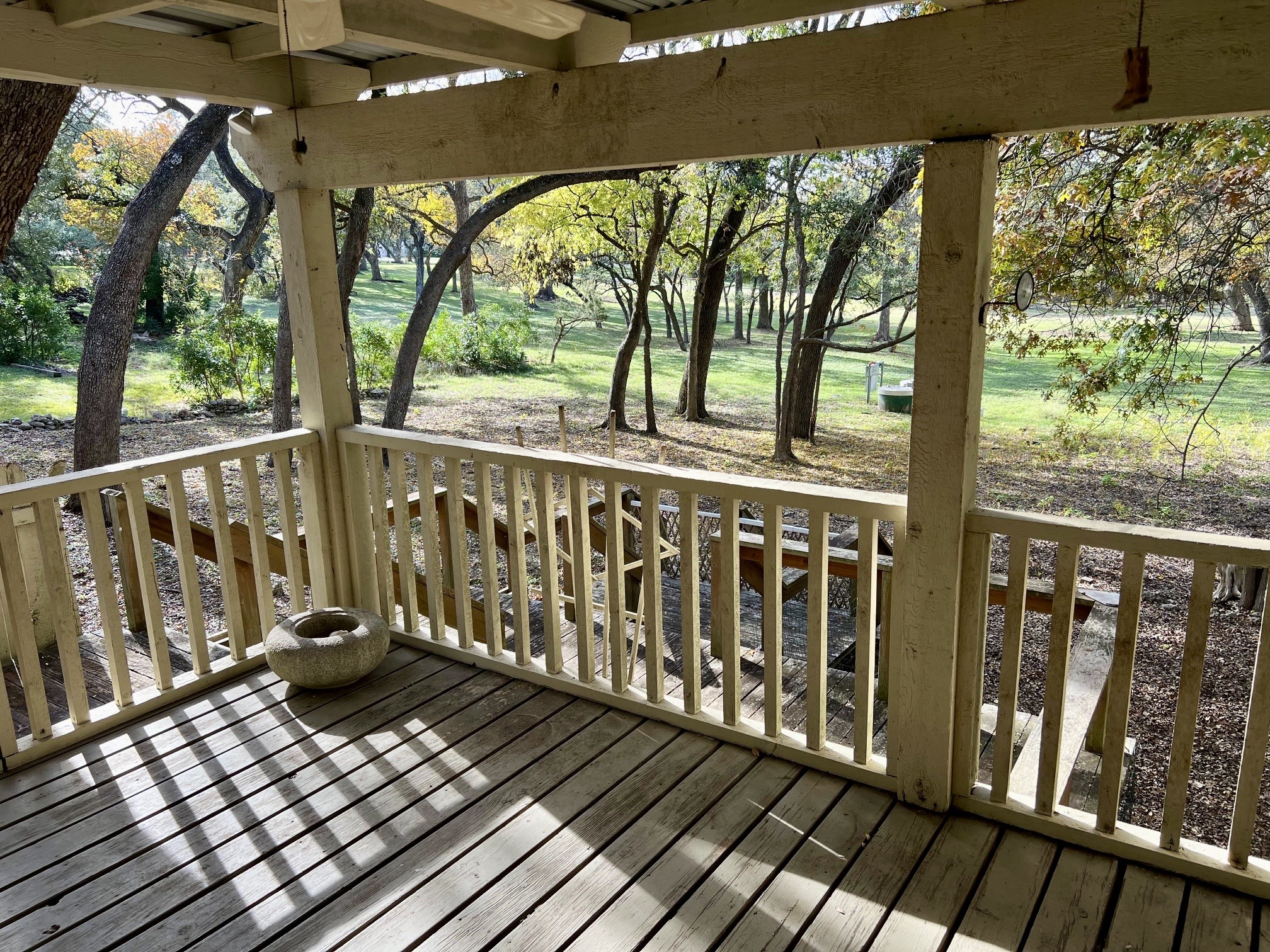 8 Stonehouse Circle Wimberley, TX 78676 - Photo 3 of 18 a view of balcony with wooden floor