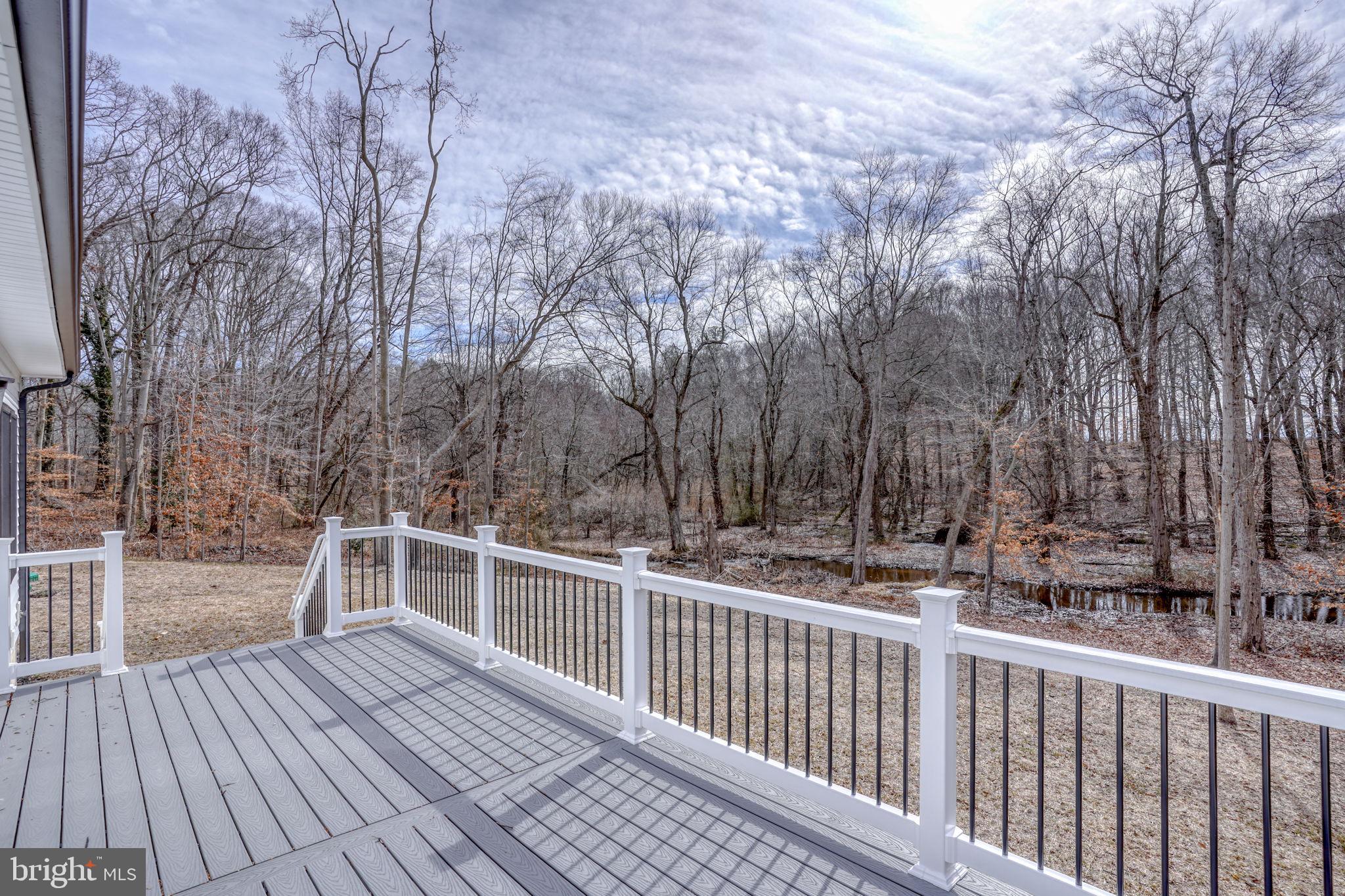 156 Pratts Branch Road Felton, DE 19943 - Photo 34 of 35 a view of a roof deck with wooden floor and fence