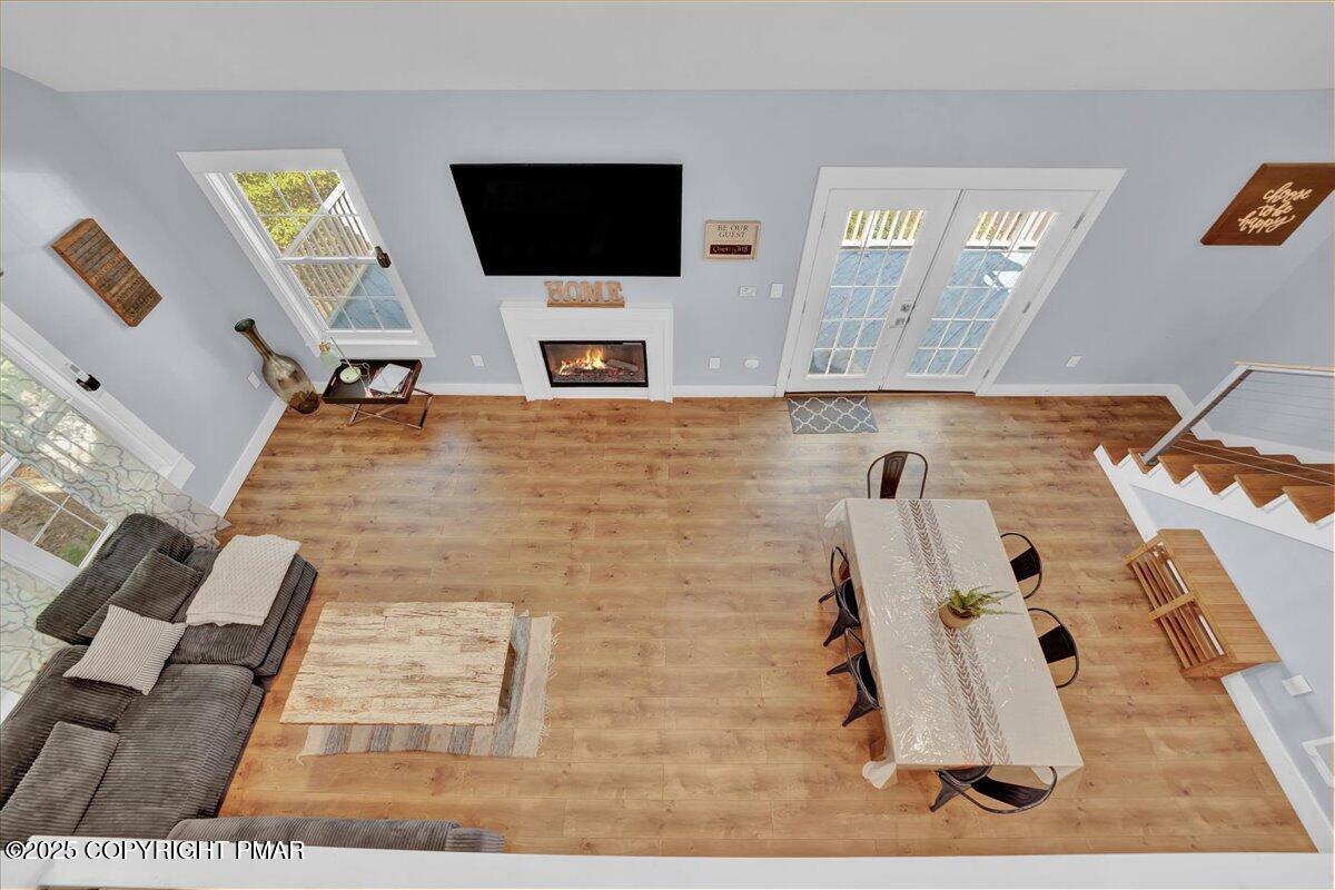 3118 Cherry Ridge Road Bushkill, PA 18324 - Photo 11 of 51 a living room with furniture and a flat screen tv