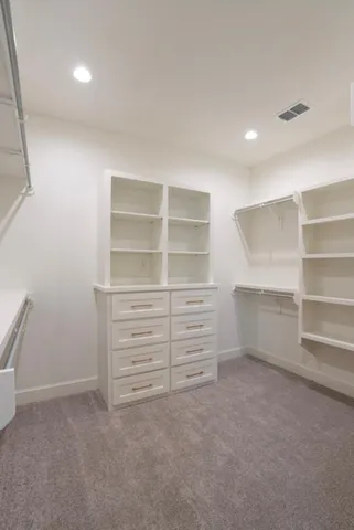 a view of walk in closet