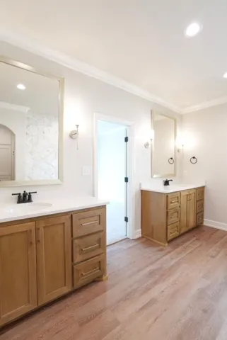 a view of a kitchen with a sink