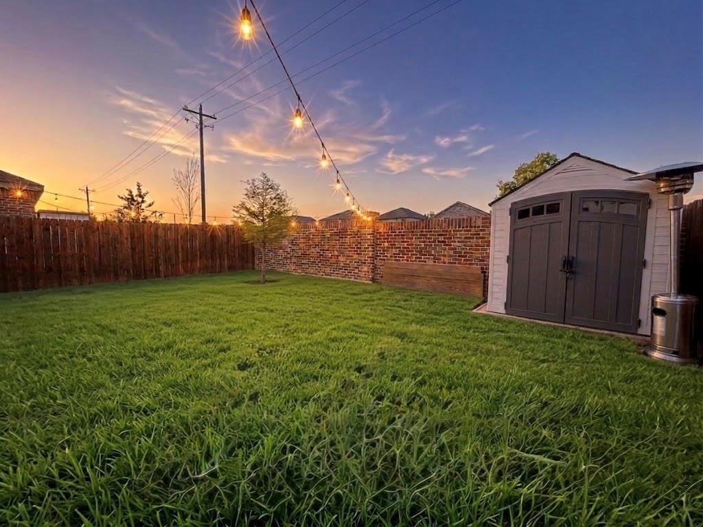 14033 Earlham Street Pilot Point, TX 76258 - Photo 5 of 32 BACKYARD STORAGE --VIRTUALLY ENHANCED